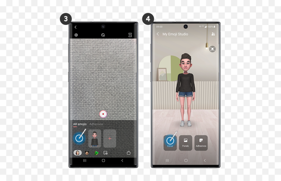 Galaxy Note10 U2013 Cómo Editar Un Emoji Creado Samsung Co - Cambiar El Fondo De Llamada En Samsung M51 Ar Emoji,Donde Puedo Comprar Stickers De Emojis Para Ropa