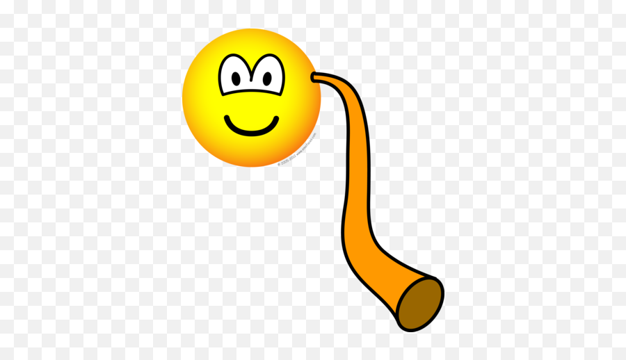 Old Hearing Trumpet Emoticon - Deaf Smiley Emoji,Nurse Emoticon