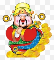 Cartoon Characters Chinese New - Nh Ông Thn Tài Emoji,Lunar New Year Emojis Golden Pig