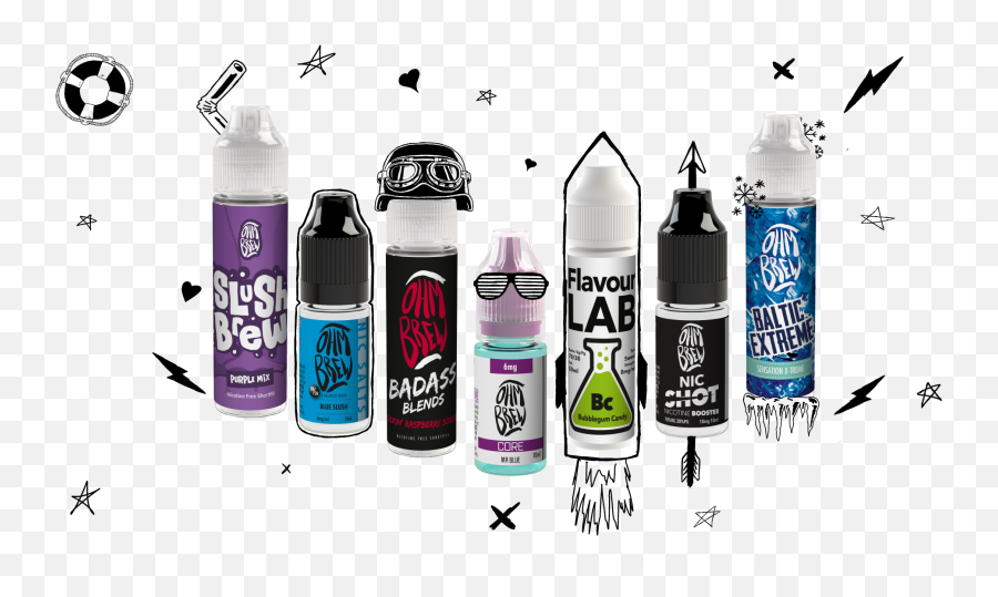 Uku0027s Best E - Liquid Range Home Ohm Brew Eliquids Girly Emoji,Emoji Liquids Peach Rings Vape Juice