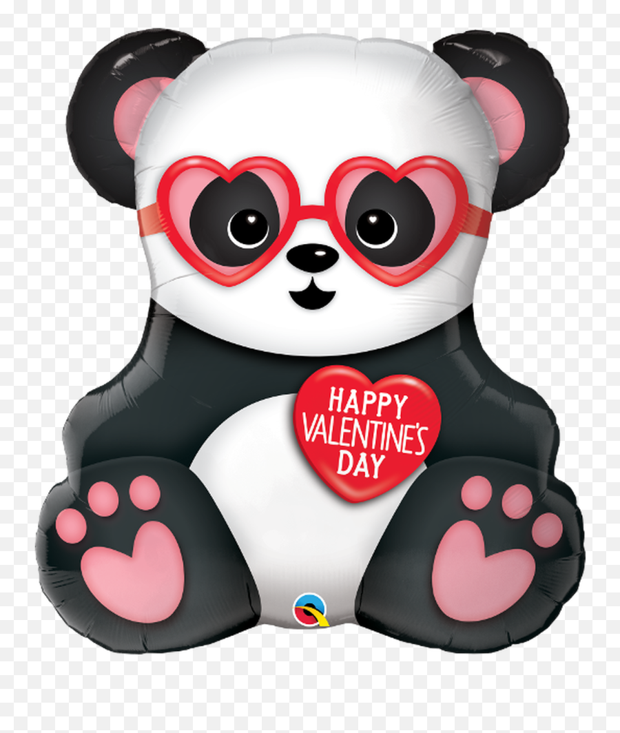 Panda Bear - Happy Valentines Day Panda Emoji,Leaf Snowflake Bear Earth Emoji