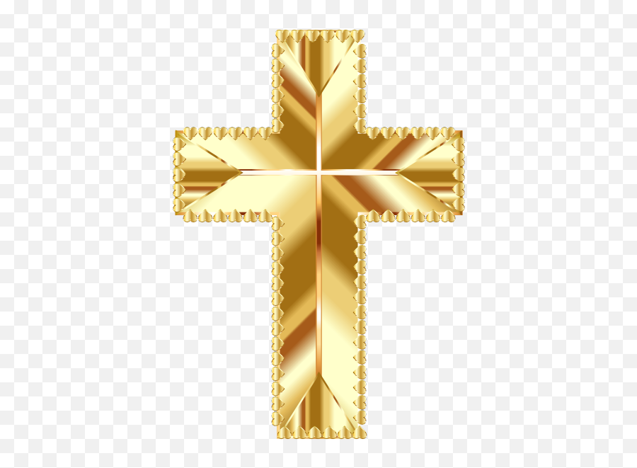 Golden Cross - 1630014357 Free Svg Holy Cross Emoji,Facebook Emojis Cross