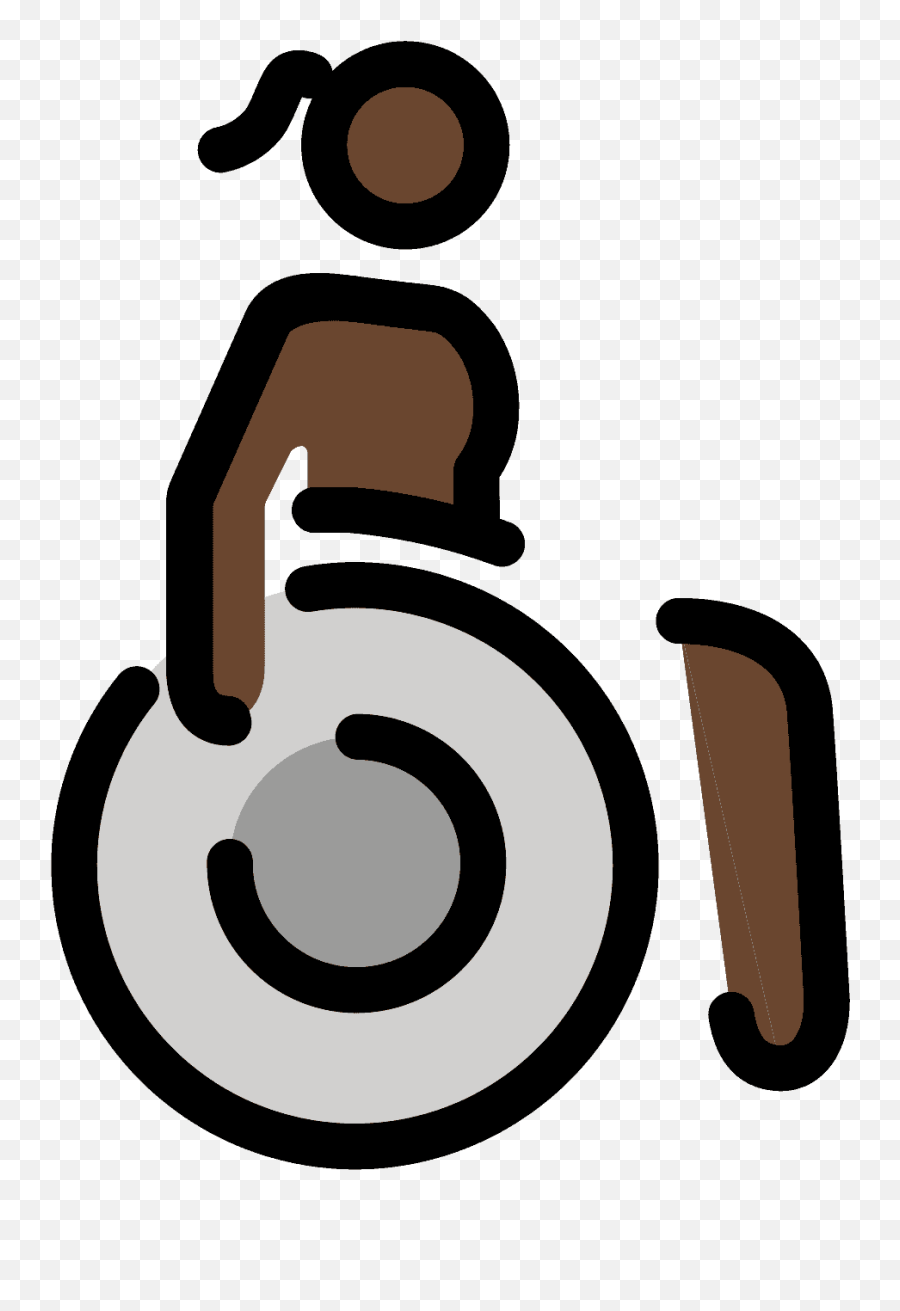 Woman In Manual Wheelchair Emoji Clipart Free Download - Wheelchair,Logos De Emojis