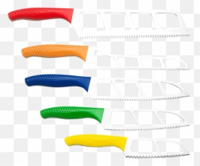 Easyslice 5 - Piece Knife Set Horizontal Emoji,Pig And Knife Emoji