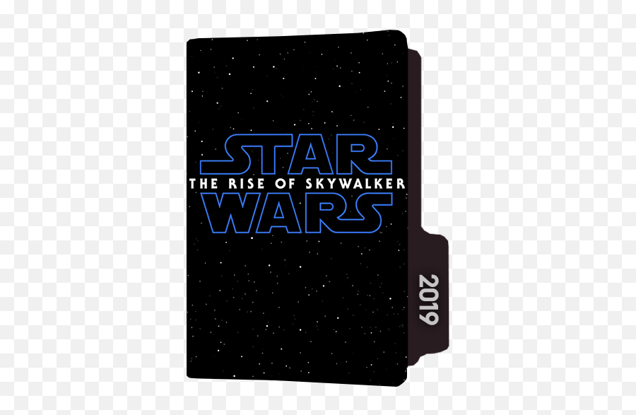 Star Wars The Rise Of Skywalker Folder Icon - Designbust Star Wars Folder Icon Emoji,Star War Emoji