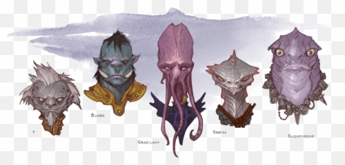 Mind Flayer Png - Female Steeder Dnd 5e Emoji,Mindflayer Emotion Stones