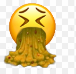 The Most Edited Barf Picsart Emoji,Vomiting Emoticon Small
