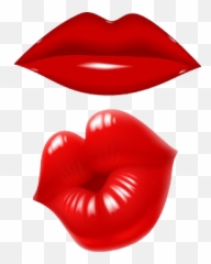 Lip Mouth Cartoon Kiss - Lips Png Download 626461 Free Emoji,Emotion Shown By Lips