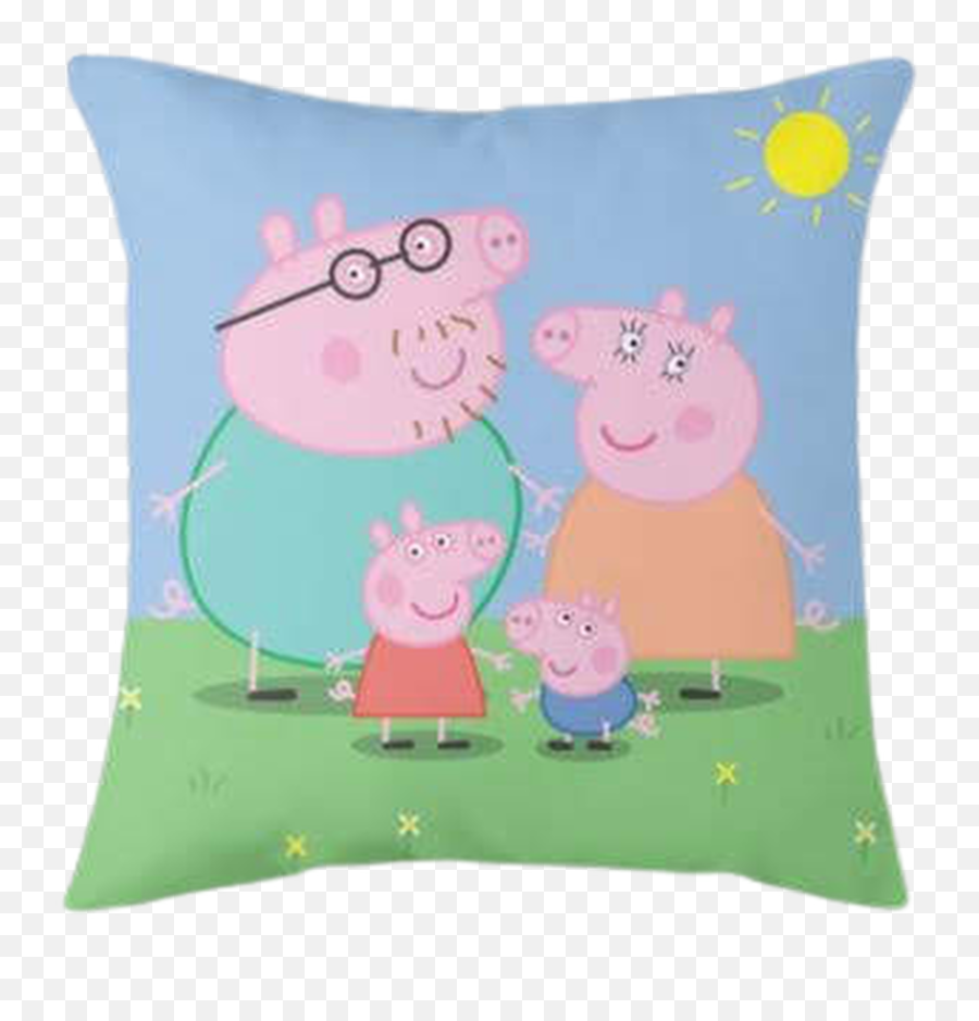Peppa Pig Family Pillow Emoji,Piggy Emoticon Facebook