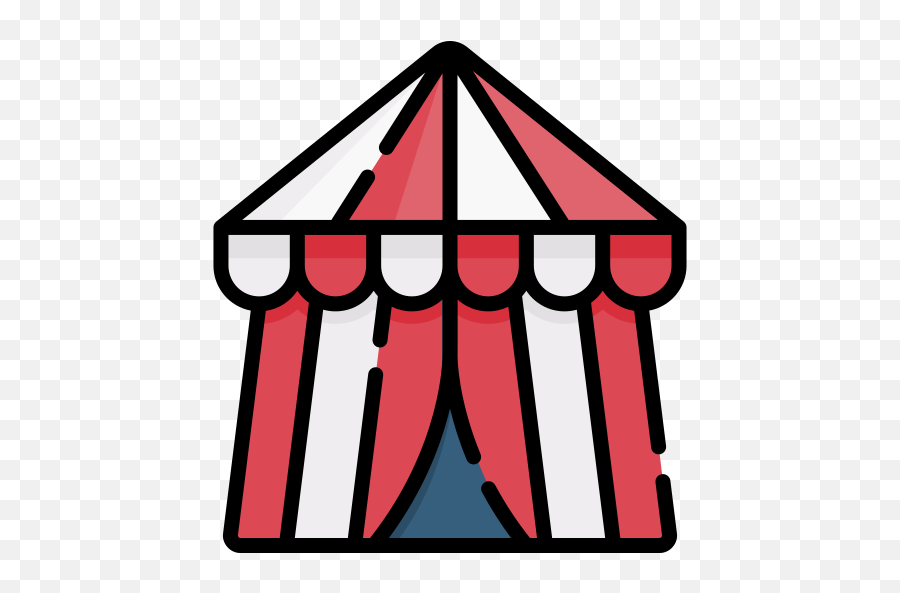 Circus Tent Free Vector Icons Designed - Vertical Emoji,Pizza Tent Emoji