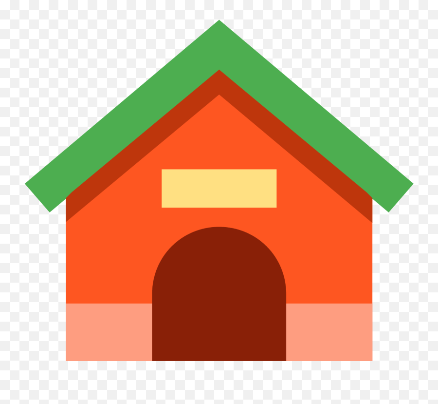 Download Dog House Icon - Full Size Png Image Pngkit Emoji,House Emoji