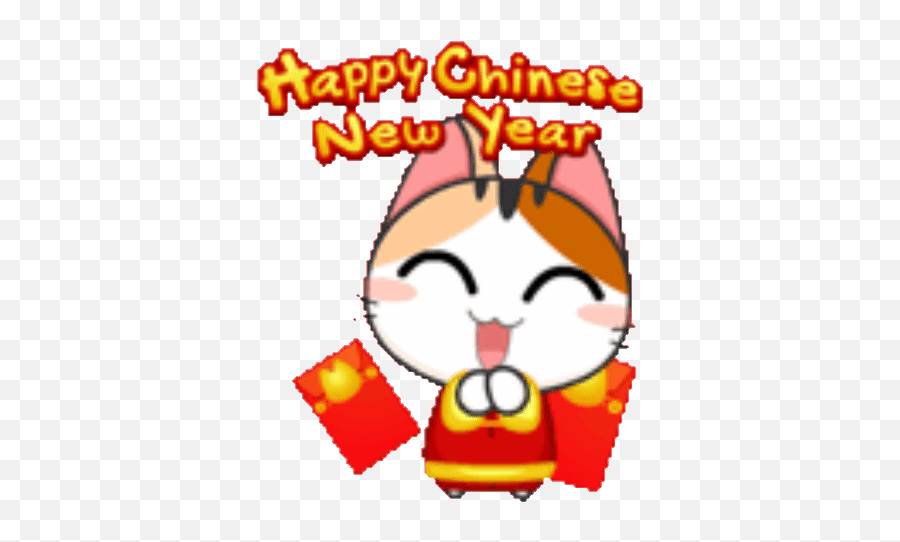 Sticker Maker - Gojill The Meow Happy Chinese New Year E Emoji,Google Chinese New Year Emojis