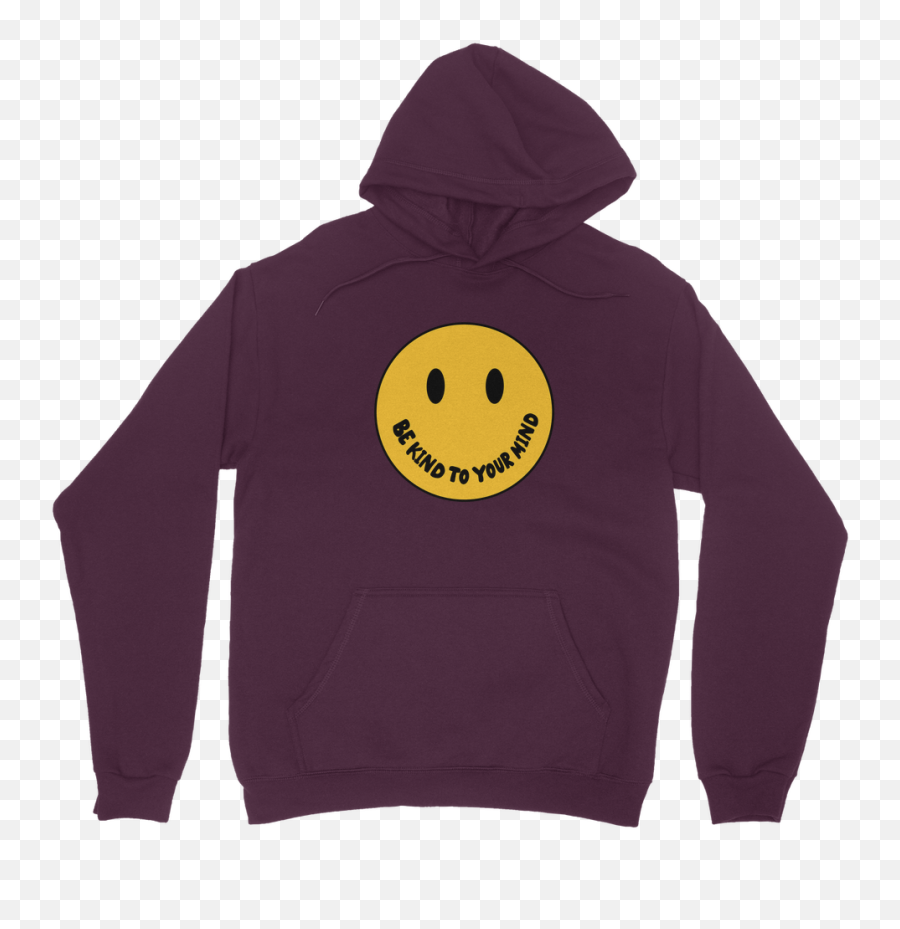 Be Kind Smileyu0027 Unisex Hoodie - Mycornerstores Emoji,Comfortable Thanks To You Emoji