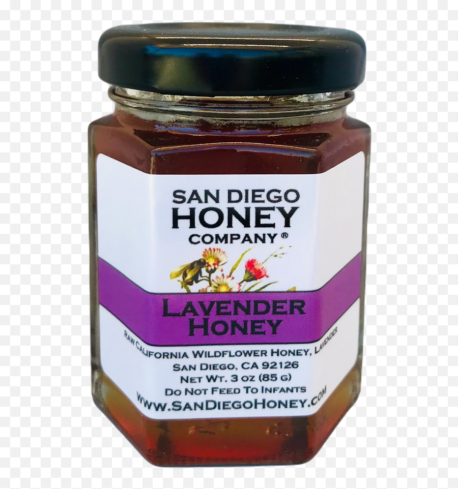 Lavender Infused Raw San Diego Honey San Diego Honey Company Emoji,Brightness Emoji Low
