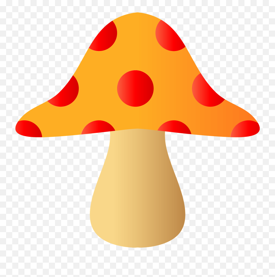 Mushroom Clipart - Yellow Mushroom Clipart Emoji,Mushroom Emoji