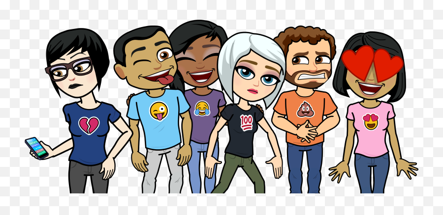 Emoji Tees For Bitmoji - Snapchat Bitmoji Png,I Don't Know Emoji