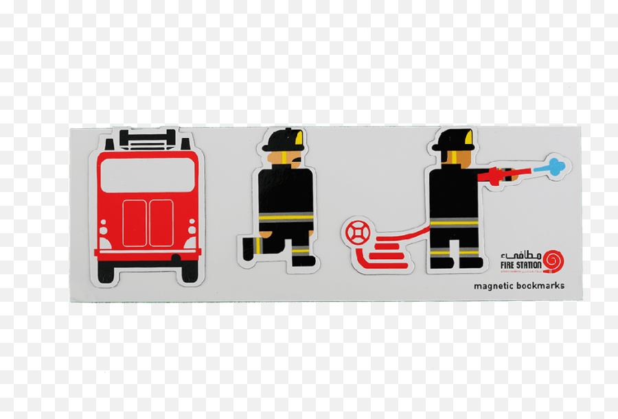 Fire Station Bookmark 3 - Vertical Emoji,Emotion Gallery Bookmarks