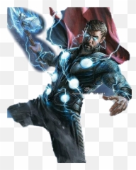 Thor Sticker - Thor Bring Me Thanos Art Emoji,Superhero Emoji Facebook