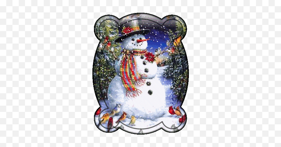 Snowmen Glitter Graphics - Painting Christmas Emoji,Christmas Tree Skype Emoticon