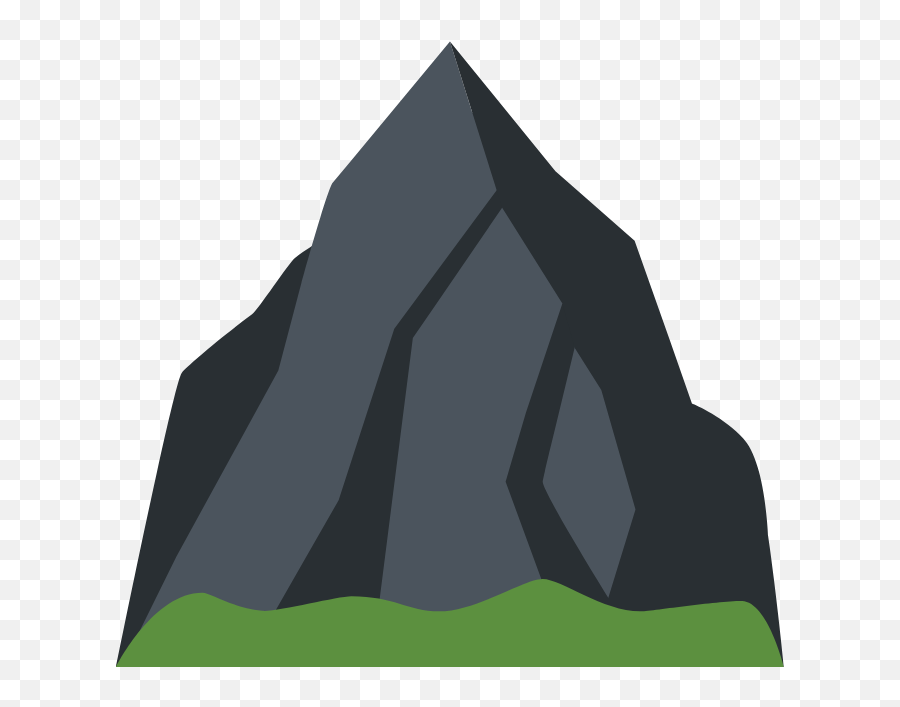 Mountain Emoji Meaning With Pictures - Whatsapp Mountain Emoji,Triangle Emoji