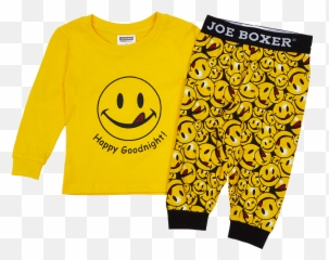 Barnanáttföt U2013 Joe Boxer - Happy Emoji,Boxer Emoticon