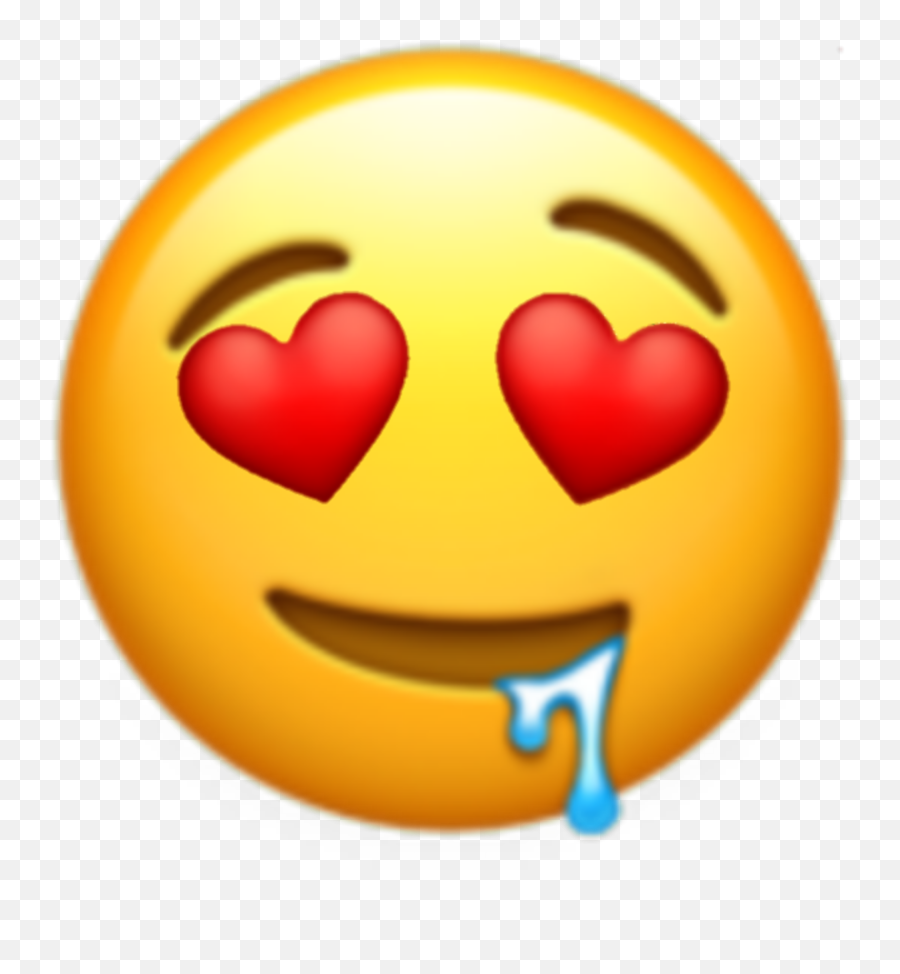 Drooling Hearteyes Aesthetic Mine - Drooling Heart Eyes Emoji,Drooling Emoji Gif