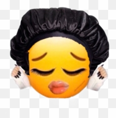 Bonnet Emoji Periodt Period Sticker - Ain T Got No Tea Sis,Periodt Emoji