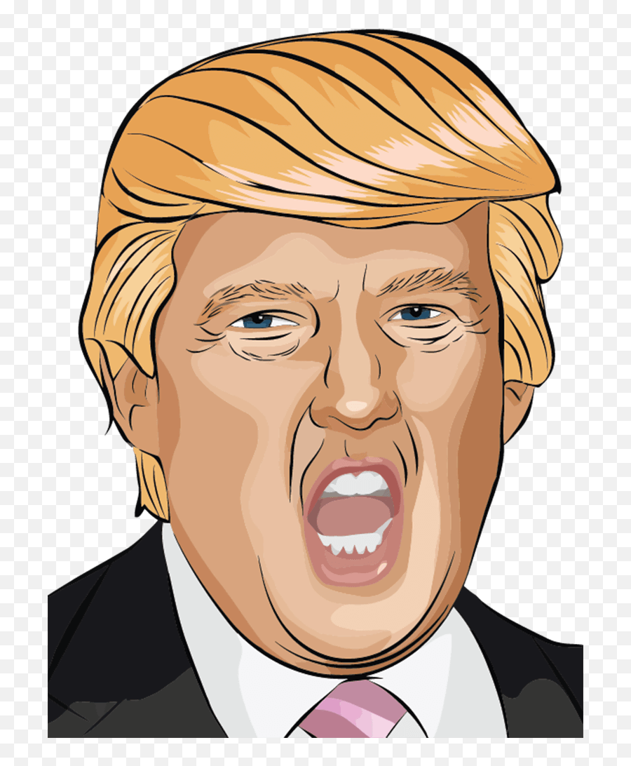 Donald - Donald Trump Face Vector Emoji,Dump Trump Emoji