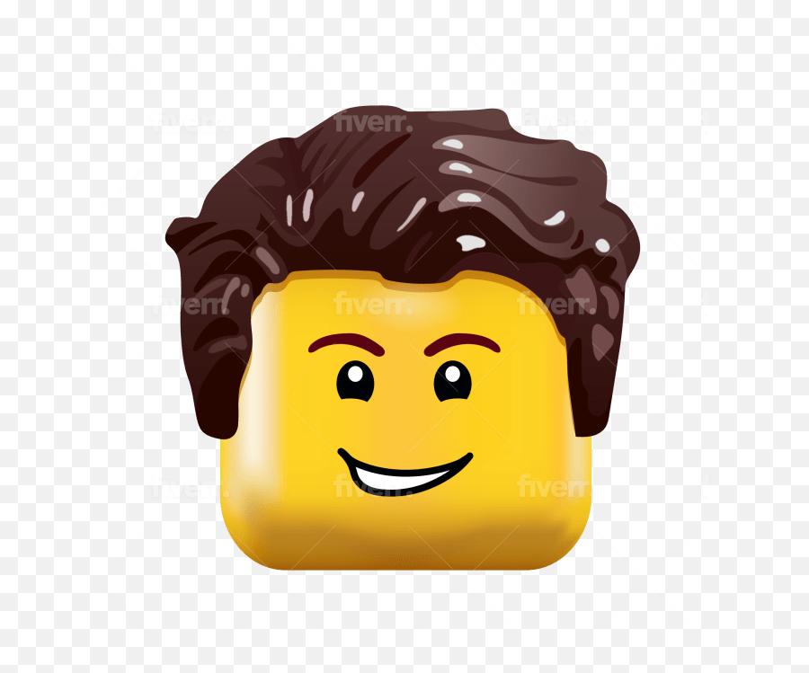 Create An Illustration Of Anyone As A Lego Character - Happy Emoji,Nija Lego Emoticons