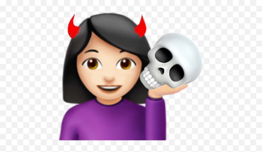 Emojigirldevil Sticker - Emoji Woman Tipping Hand,Girl Devil Emoji
