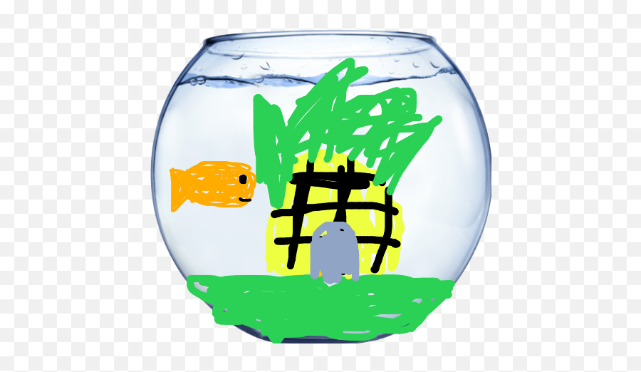 Fishbowl Sticker - Glass Vase Of Water Clip Art Emoji,Fishbowl Emoji Transparent