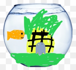 Fishbowl Sticker - Glass Vase Of Water Clip Art Emoji,Fishbowl Emoji Transparent
