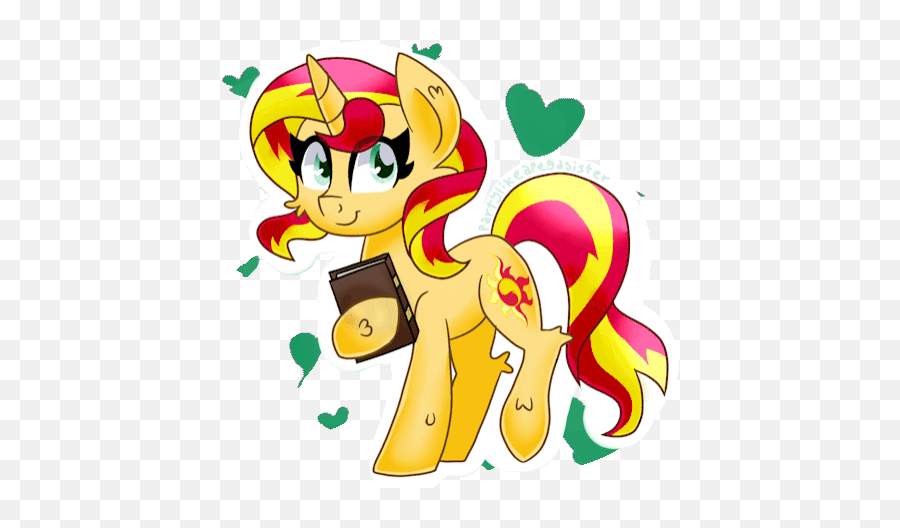 Top 30 Book Horse Gifs Find The Best Gif On Gfycat - Sunset Shimmer Mlp Gifs Emoji,Horse Emoticon Skype