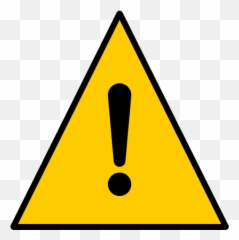 Warning Signs - Small Warning Icon Png Emoji,Exclamation Point Triangle Emoticon