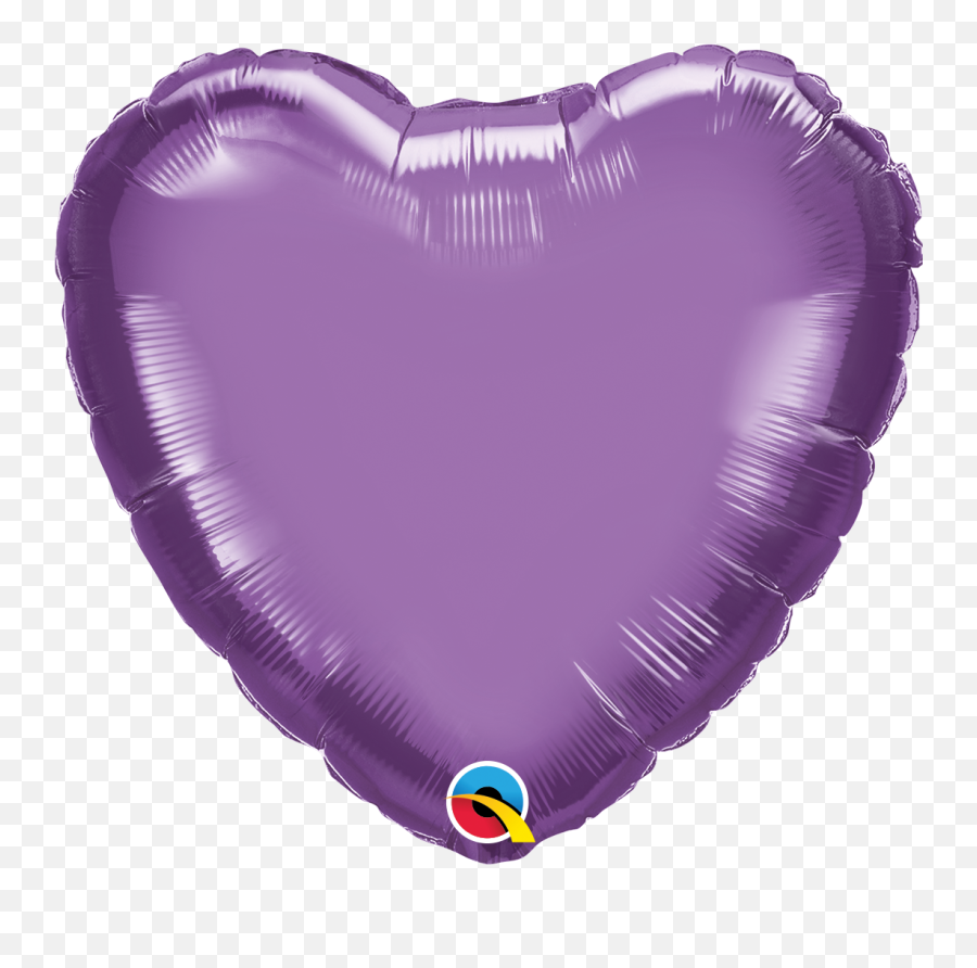 Heart Qualatex Chrome Purple Foil - Qualatex Heart Foil Balloons Emoji,Heart Emojis Bratz