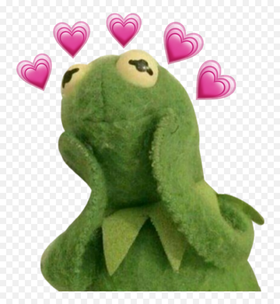 Kermitwithheartsaroundhim - Discord Emoji Kermit Love Png,Cute Paragraphs For Him With Emojis