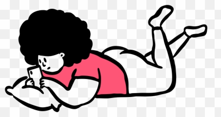 Open Doodles - Laying On Bed Doodle Emoji,Makehuman Emoticons Plugin