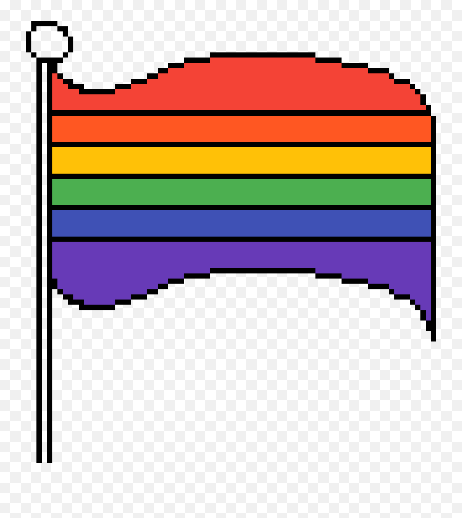 Pixilart - Lgbt Flag By Megakid64 Lmanburg Flag Pixel Art Emoji,Lgbt Flag Emojis