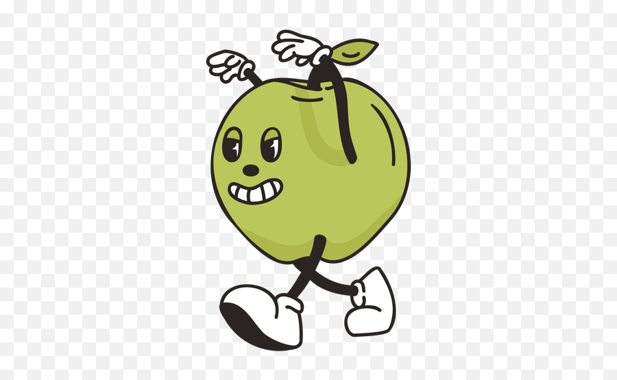Colorful Leafy Apple Illustration Transparent Png U0026 Svg Vector - Happy Emoji,Perfect Bowling Game Emoticon