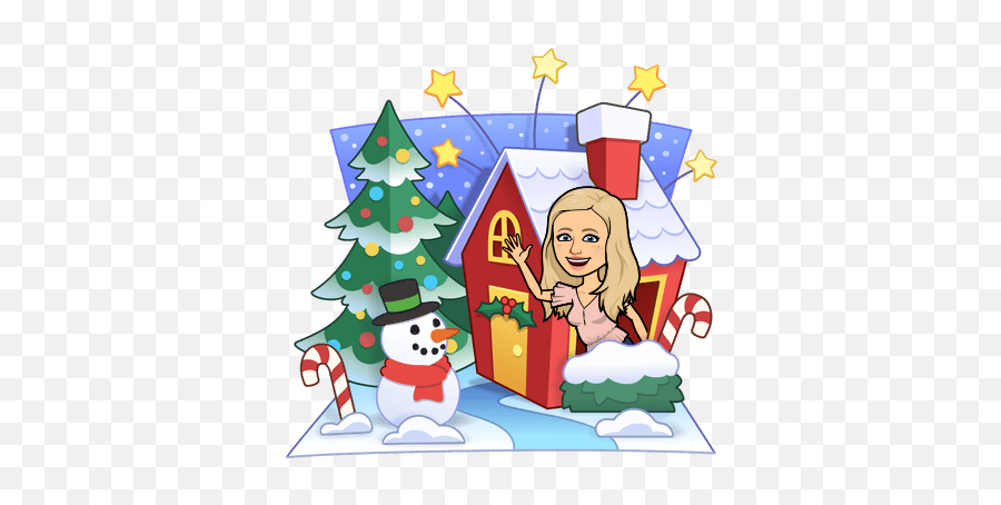 Kimberly Cummings - Happy Holidays Bitmoji Emoji,Emotion Pictire Snowman