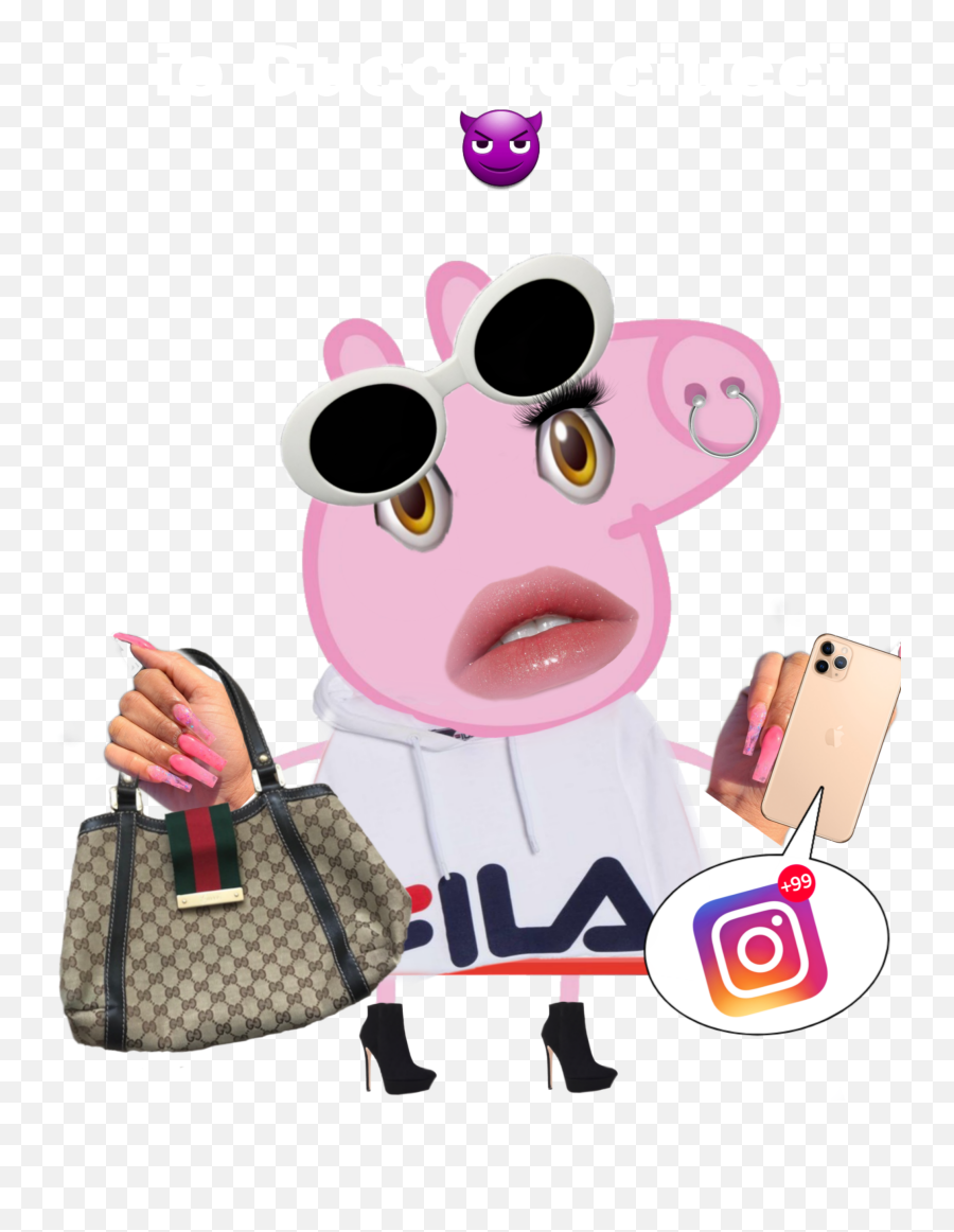 Chiche Male Si Nascie Sticker By Gaiacatanzaro08 - Top Handle Handbag Emoji,Gaia Emoji