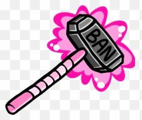 Hammer Png Clipart - Transparent Ban Hammer Png Emoji,Blacksmith Emoji Png