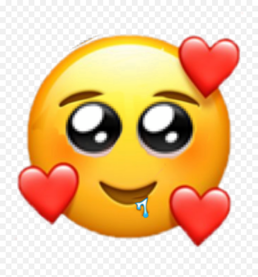 Made My Own Amoji Sticker - Face With Heart Emoji,Amoji Vs Emoticon