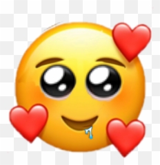 Made My Own Amoji Sticker - Face With Heart Emoji,Amoji Vs Emoticon