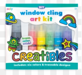 Stationery Kits And Boxes - Ooly Window Cling Creatibles Emoji,Super Stationery Set Emojis
