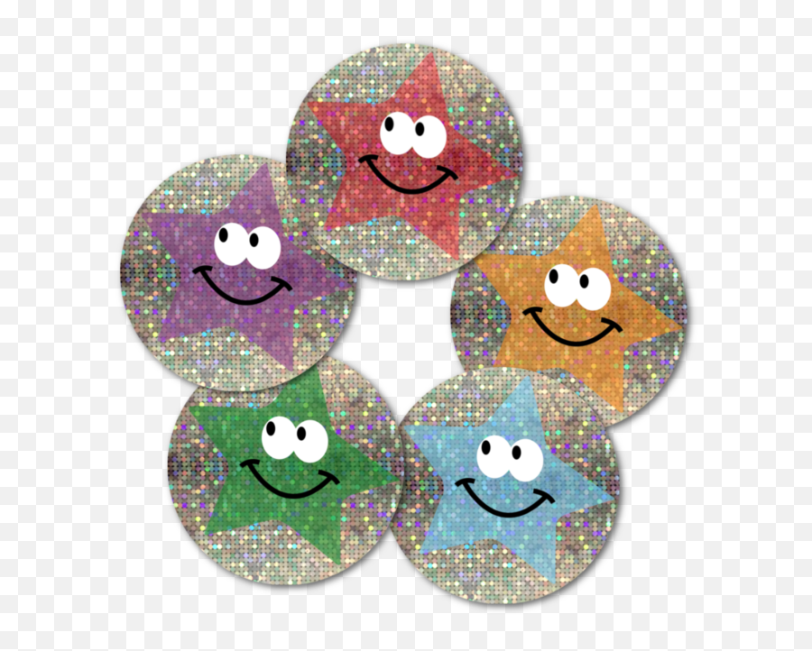 Star Stickers - Happy Emoji,Star Emoticon Pack