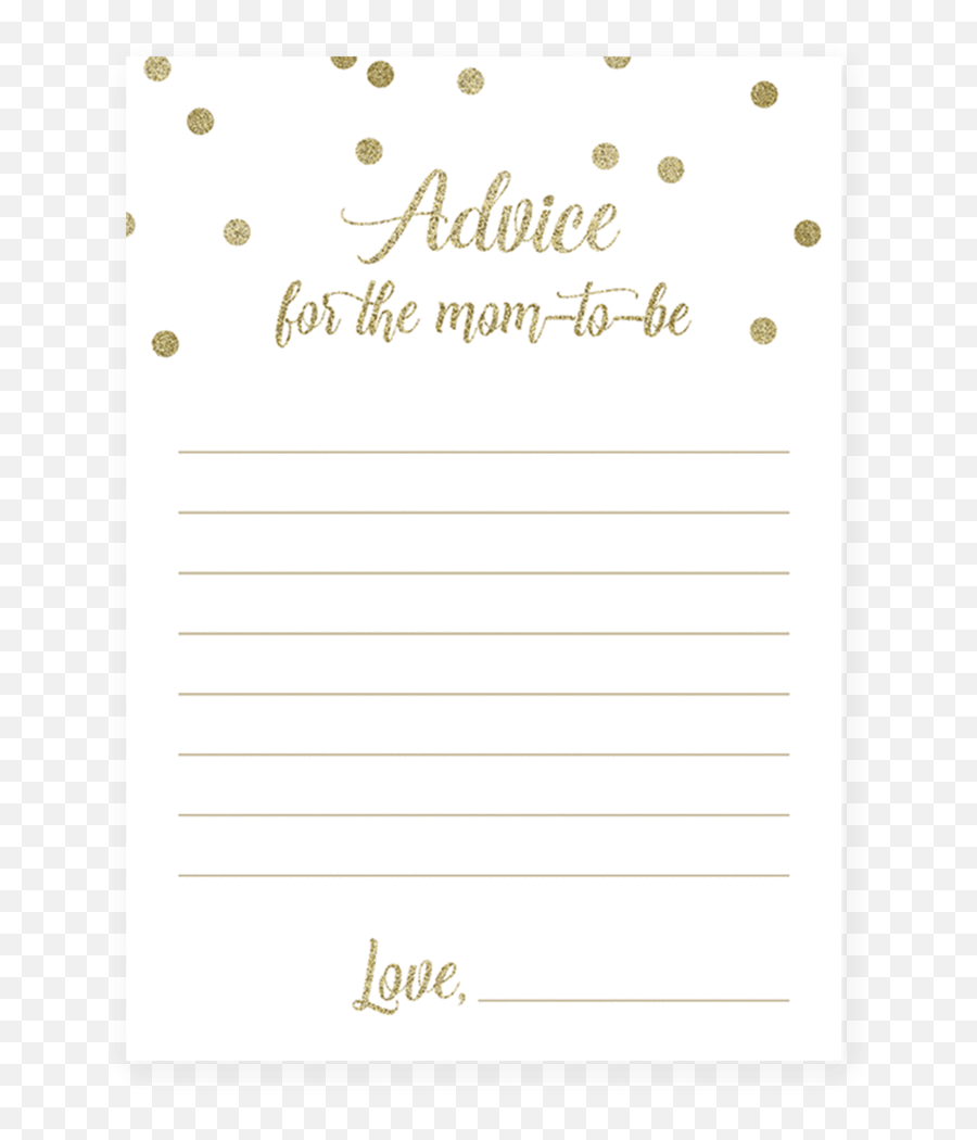 Printable Baby Shower Advice For New Moms In 2020 Baby - Parent To Be Advice Cards Template Emoji,Baby Shower Emoji Pictionary Answers