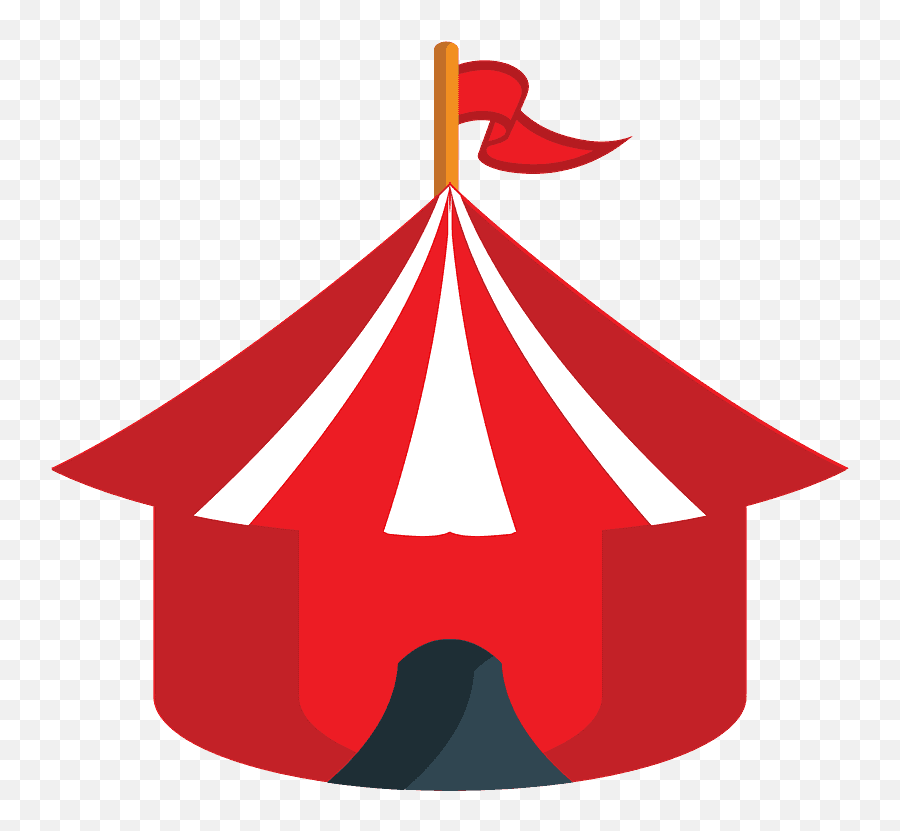 Circus Tent Emoji Clipart Free Download Transparent Png,Tent, Camping Emoticons