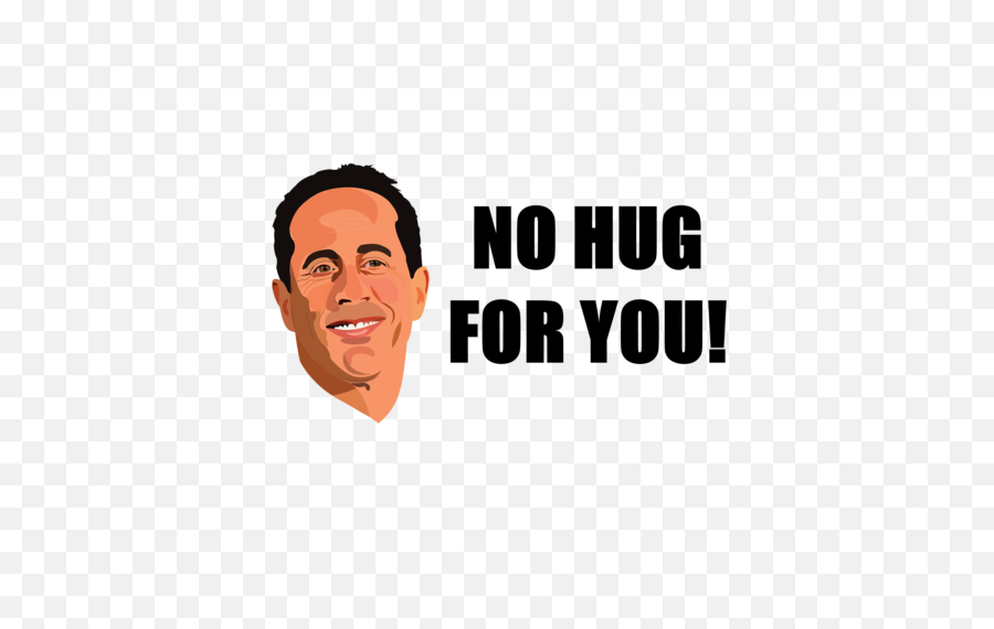 No Hug For You - Jerry Seinfeld Kesha Tshirt Emoji,Seinfeld Emoticon Art