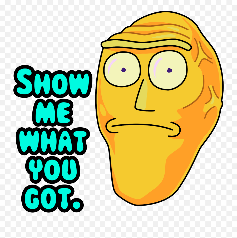 Facebook Stickers - Rick And Morty U2014 Corey Booth Art Emoji,Facebook Sad Emoji Blinking